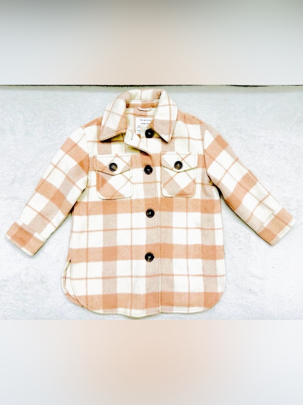 Girls Cute Fleece Jacket Size 4/5T Years Primark Excellent Condition